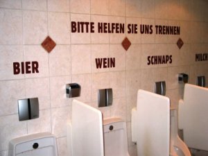 Bier-Toilette