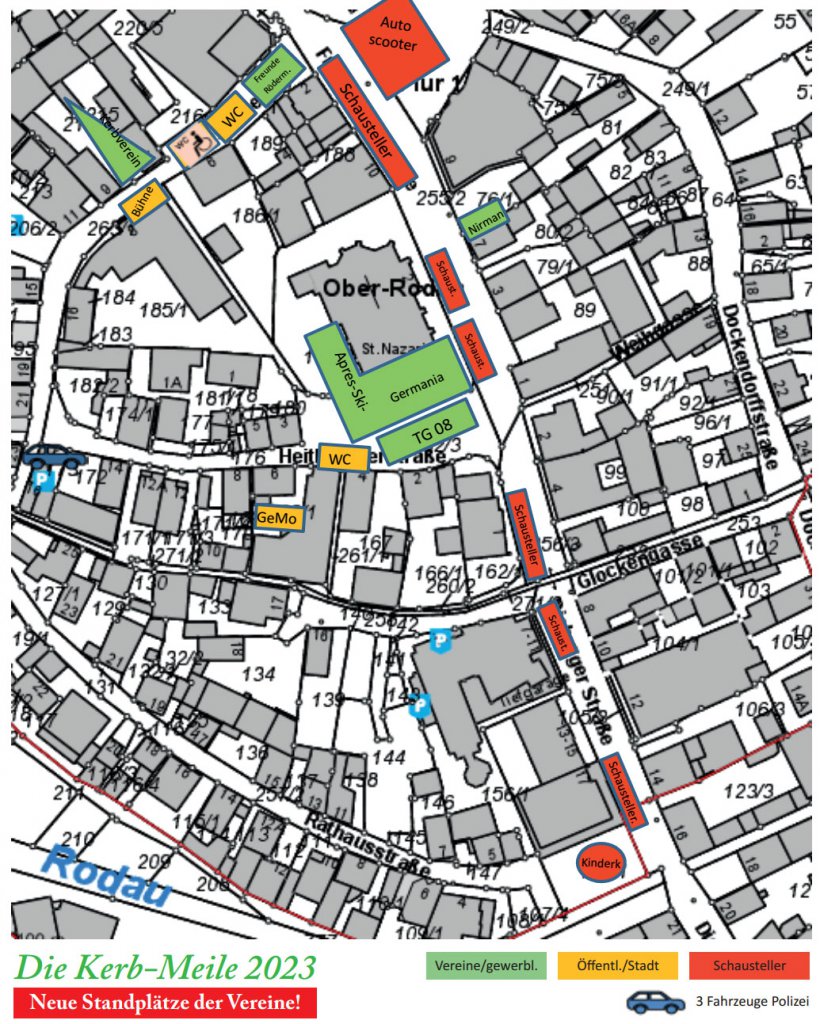 Kerb Ober-Roden Lageplan