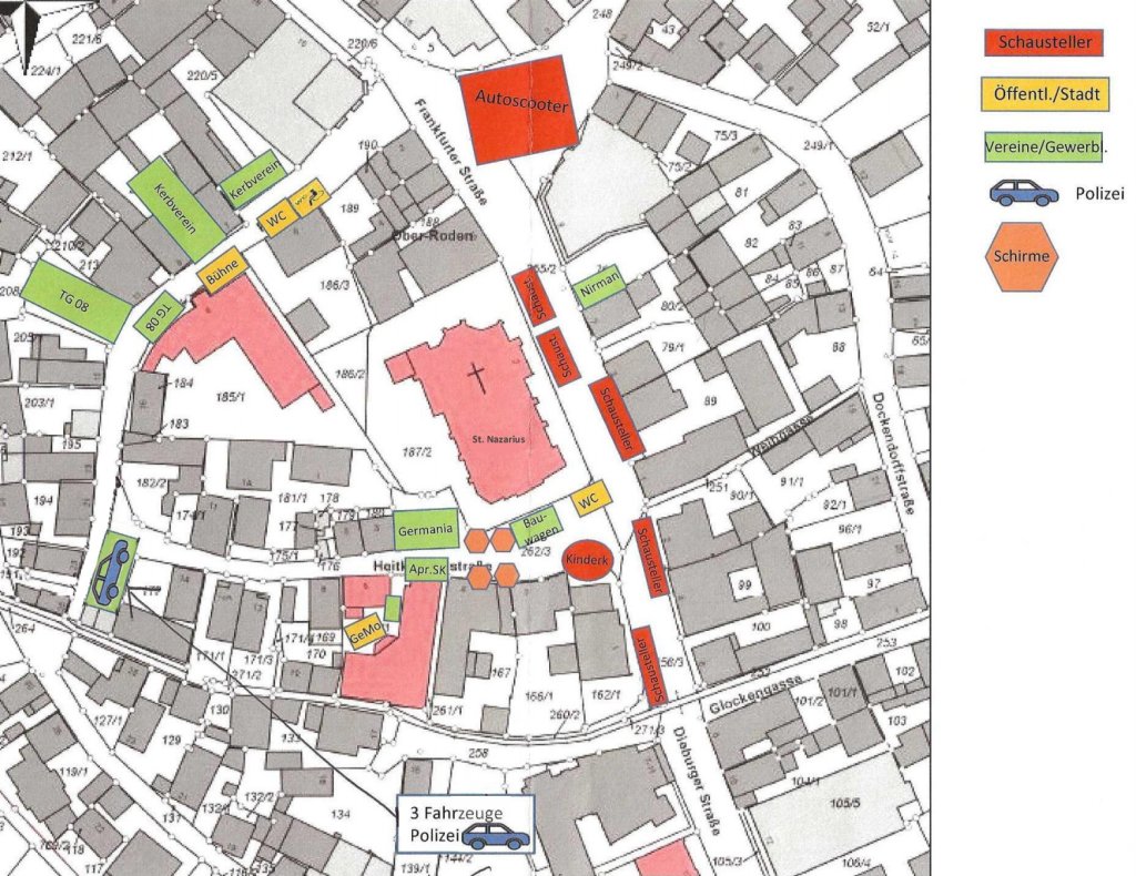 Lageplan Kerb Ober-Roden 2024 Lageplan Kerb Ober-Roden 2024