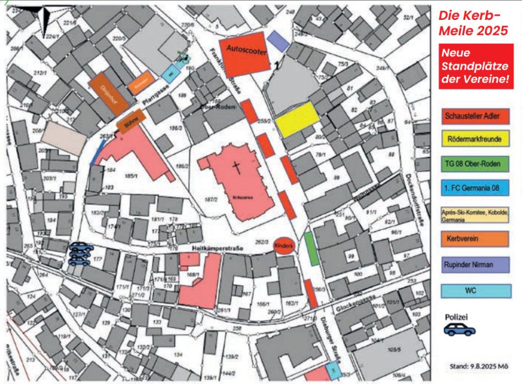 Lageplan Kerb-Ober-Roden 2025 Lageplan Kerb-Ober-Roden 2025