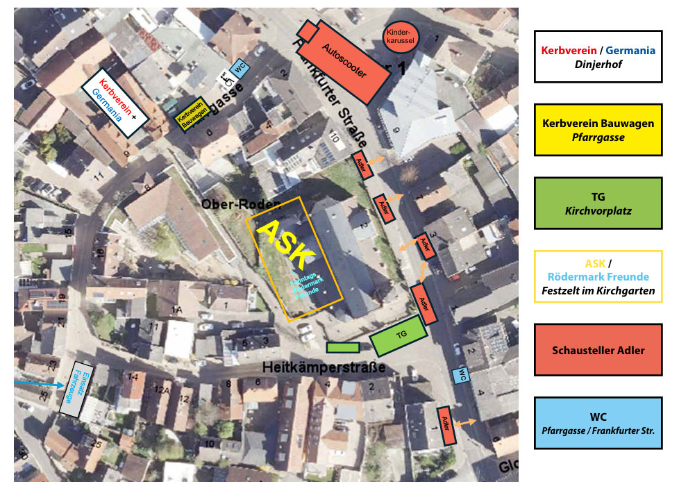 Lageplan Kerb-Ober-Roden 2025 Lageplan Kerb Ober-Roden 2026